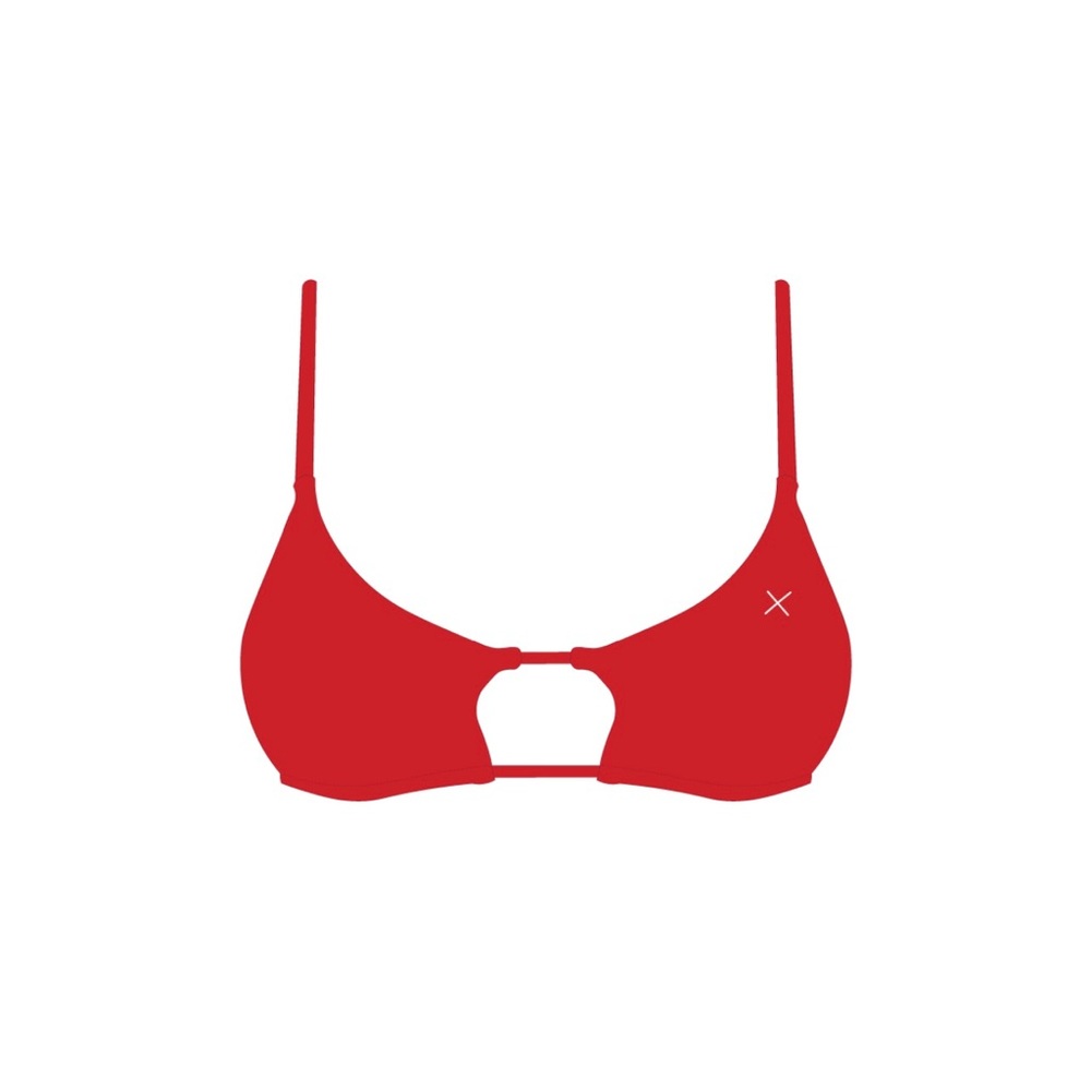 Red boutine la top size medium